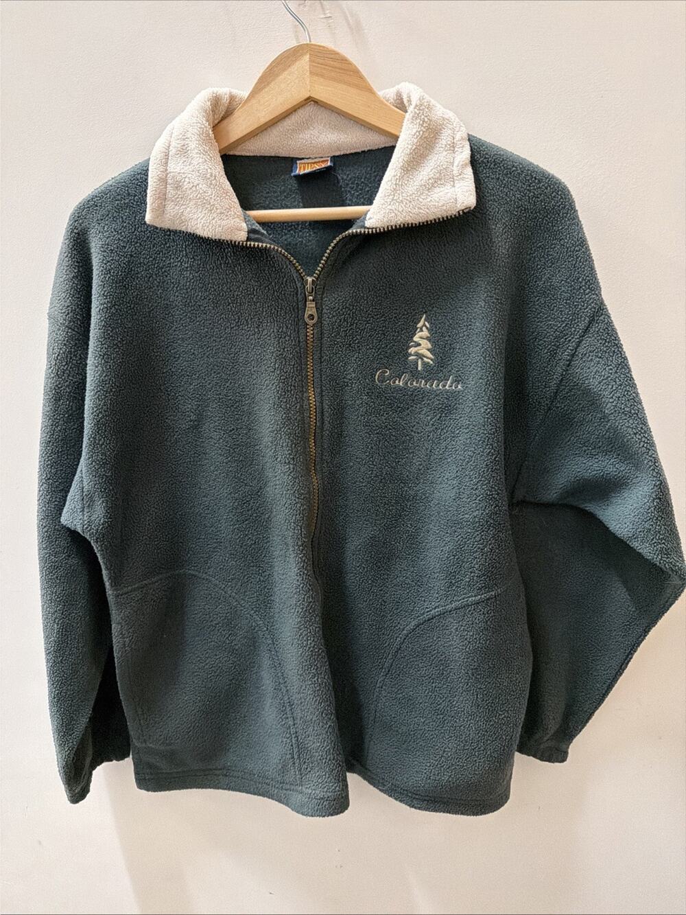 Tipsy Colorado Full Zip M Embroidered Fleece Jacket Adults